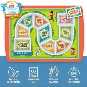 Fred Dinner Winner Kids Plate Game Board Plate